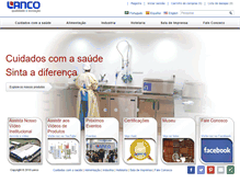 Tablet Screenshot of lanco.ind.br
